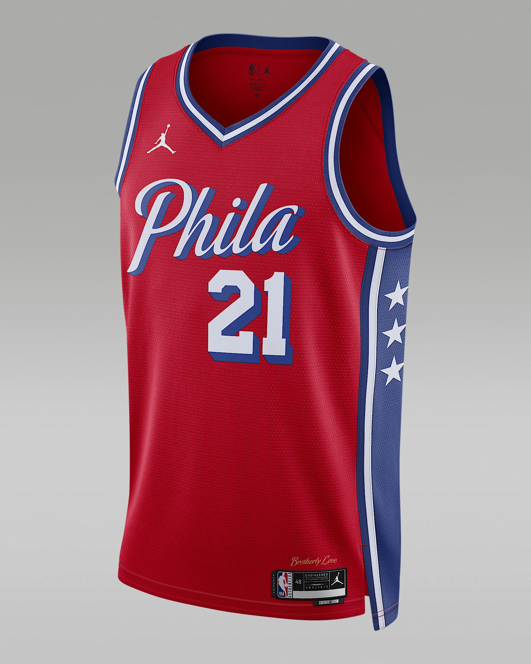 Men's Philadelphia 76ers Statement Edition Jordan Dri-FIT NBA Swingman Jersey - 1