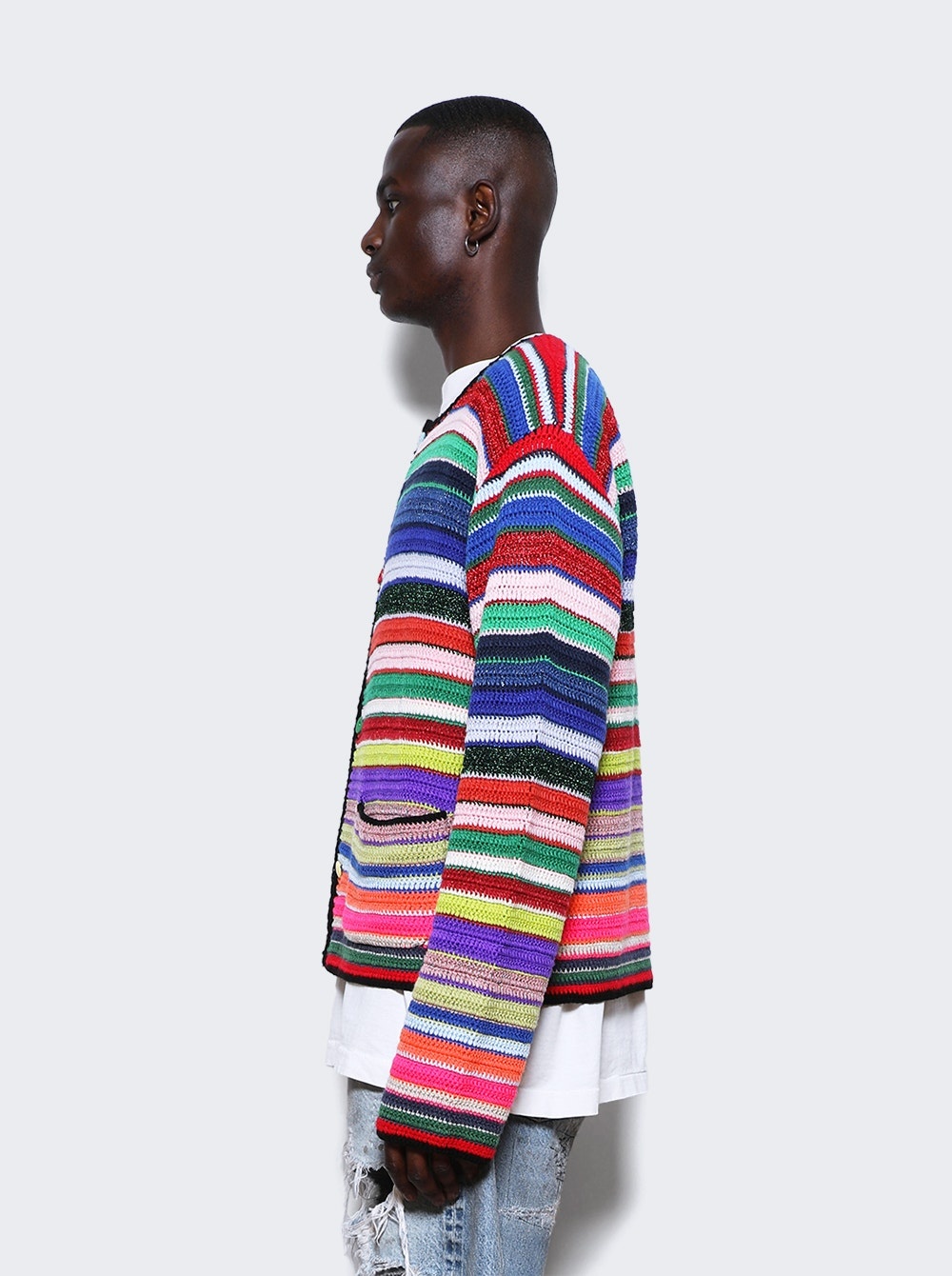 X Lastman Knit Cardigan Multicolor - 4