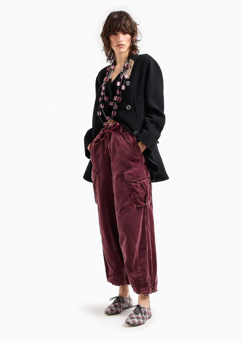 GIORGIO ARMANI Double-breasted pea coat in double cashmere outlook