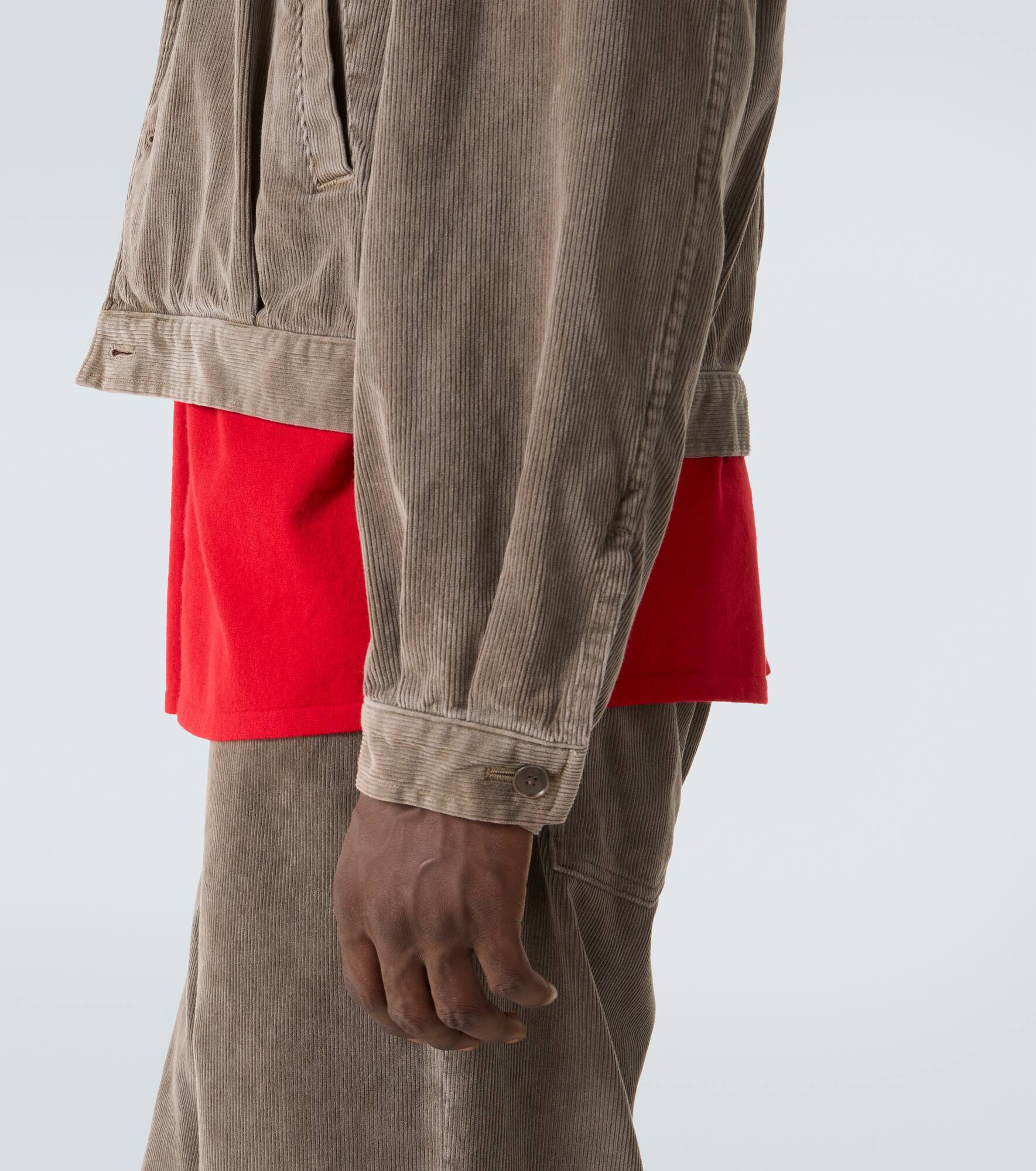 Cotton corduroy blouson jacket - 6
