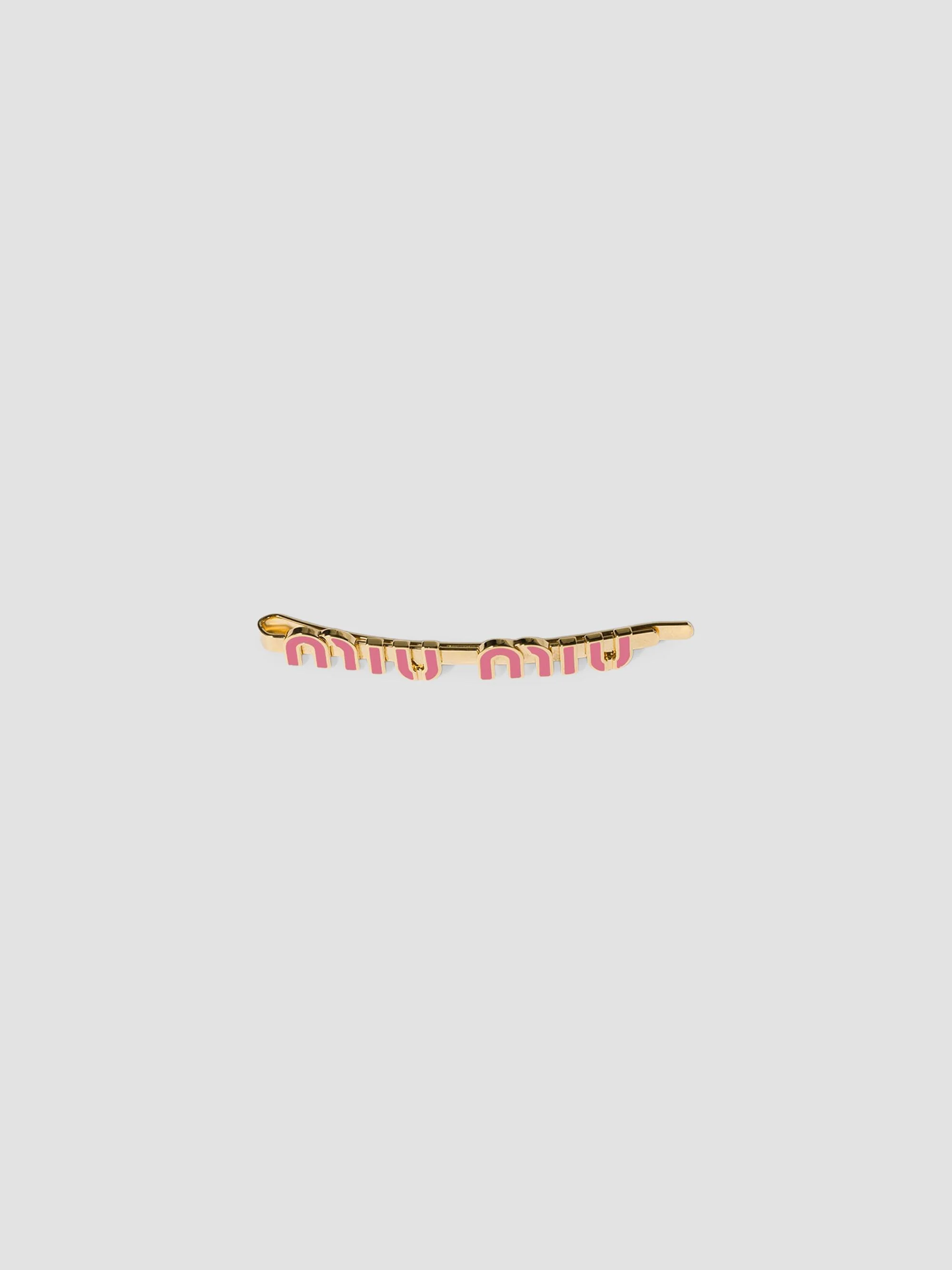 Women's Enameled Metal Hair Clip - Pink - 1