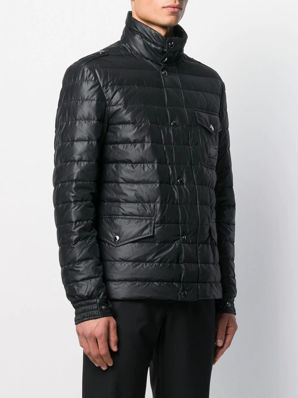 quilted padded down jacket - 3