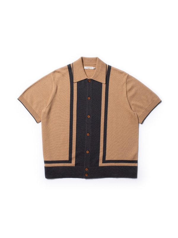 Fabbe Knit Polo Shirt Hazel - 2