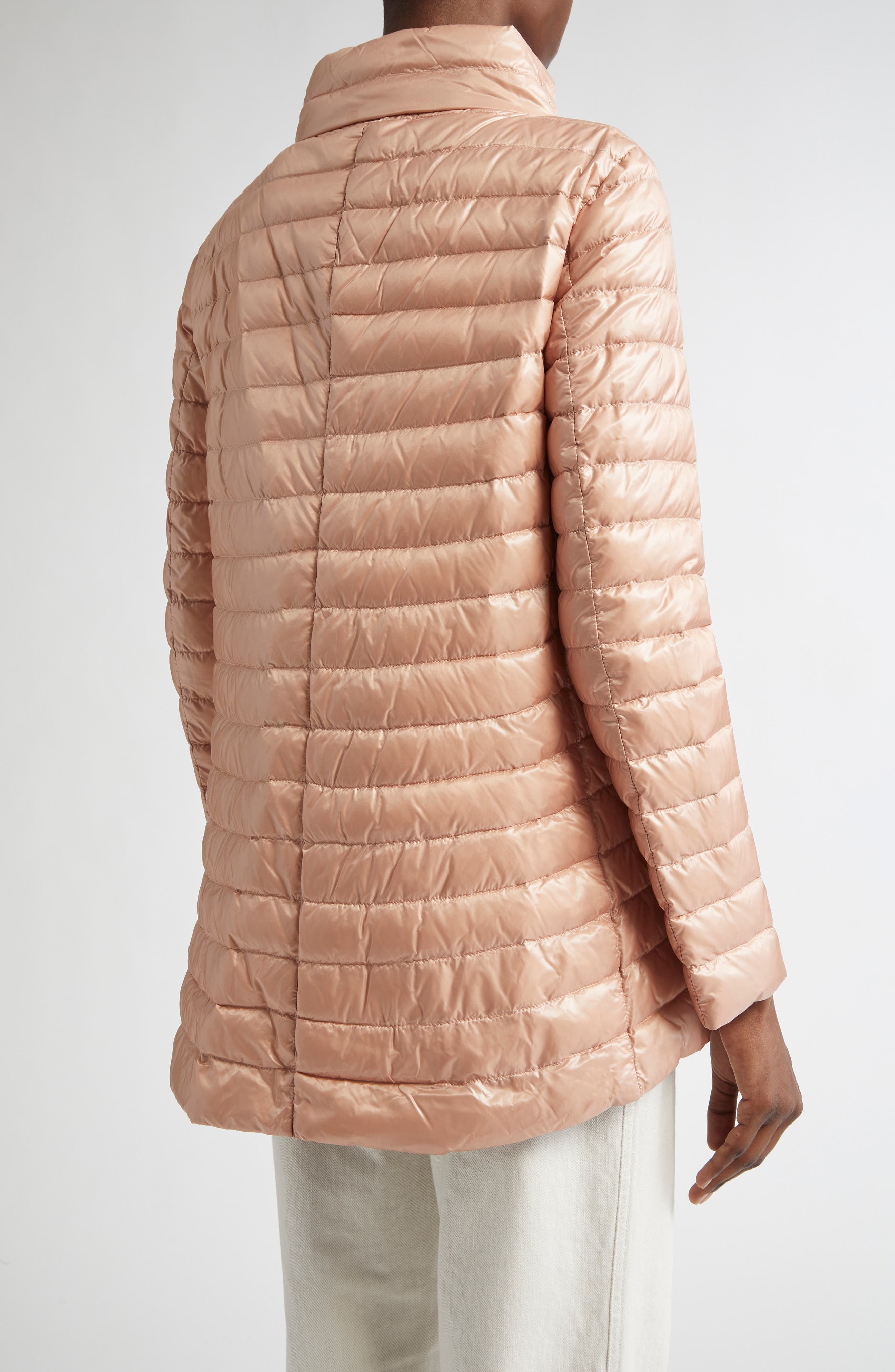 Herno Ultralight Reversible Down Puffer Jacket in Pink To Champagne at Nordstrom - 3