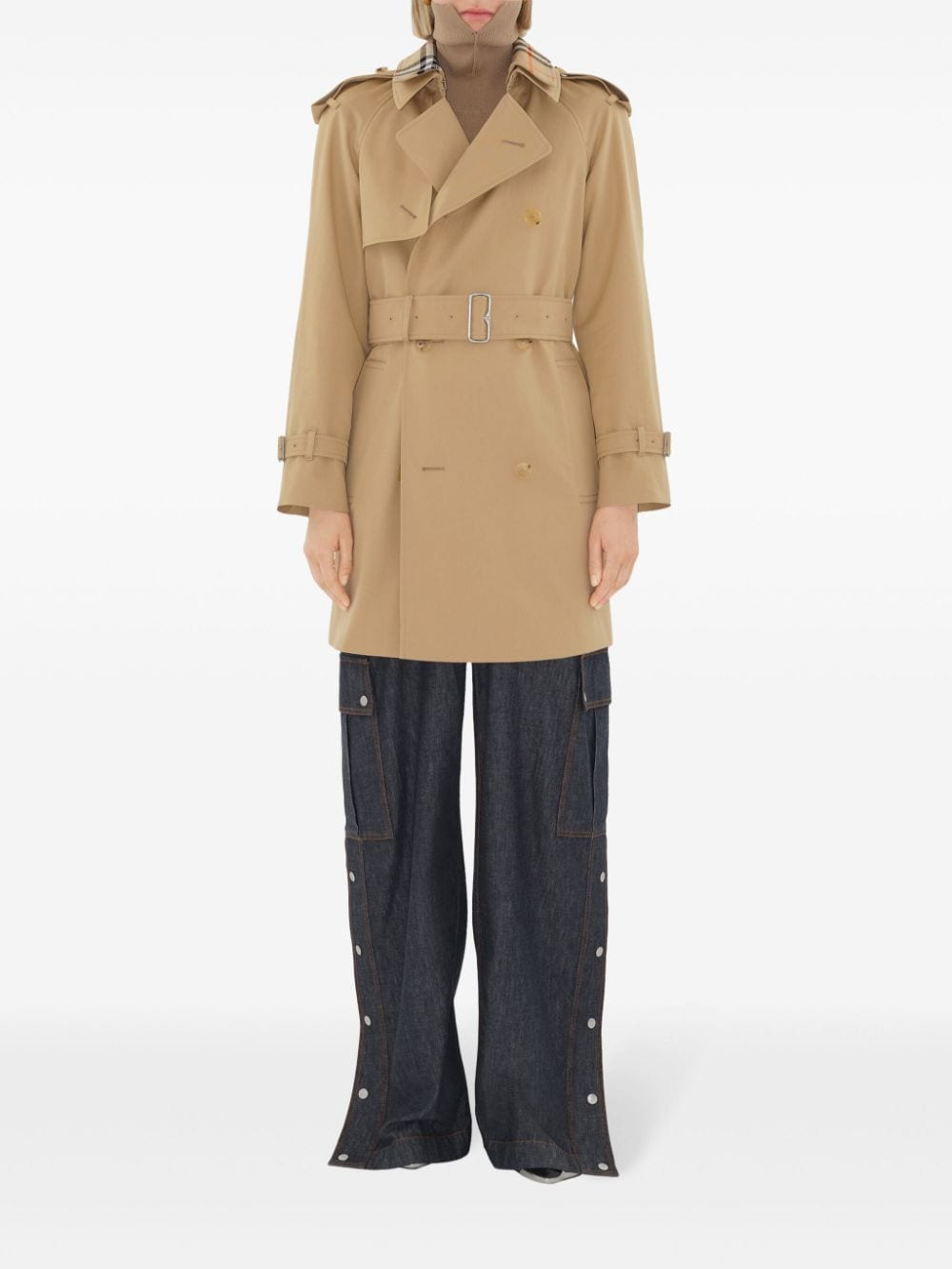 Burberry Coats Beige - 2