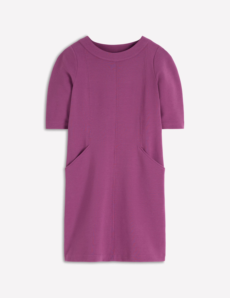 Nessa Ottoman Shift Dress-Damson 1