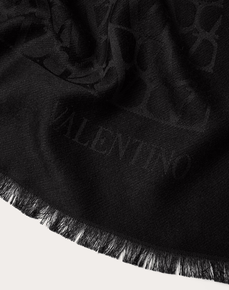 Valentino TOILE ICONOGRAPHE STOLE IN SILK AND WOOL outlook