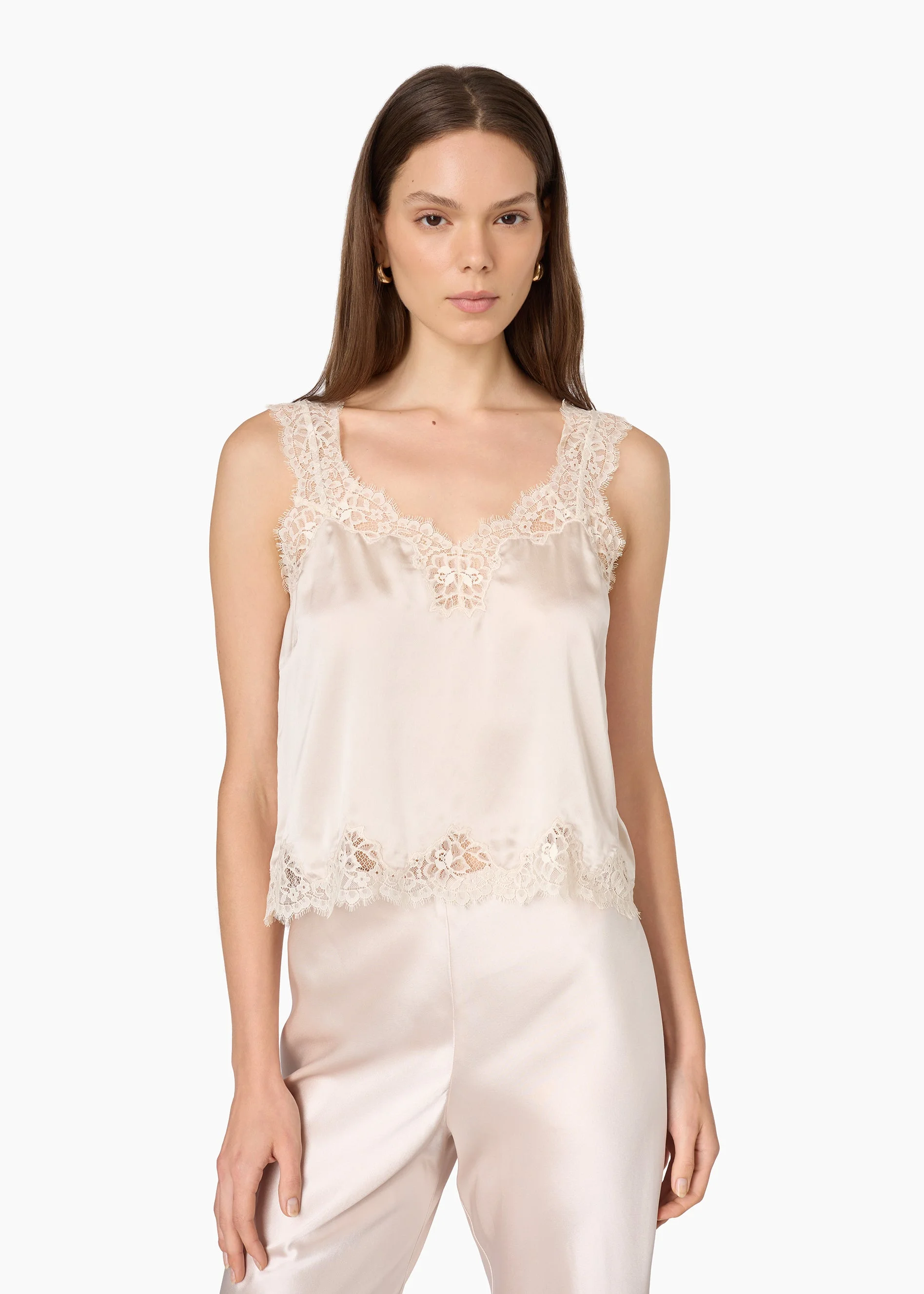 TONY SILK CAMISOLE OAT - 1