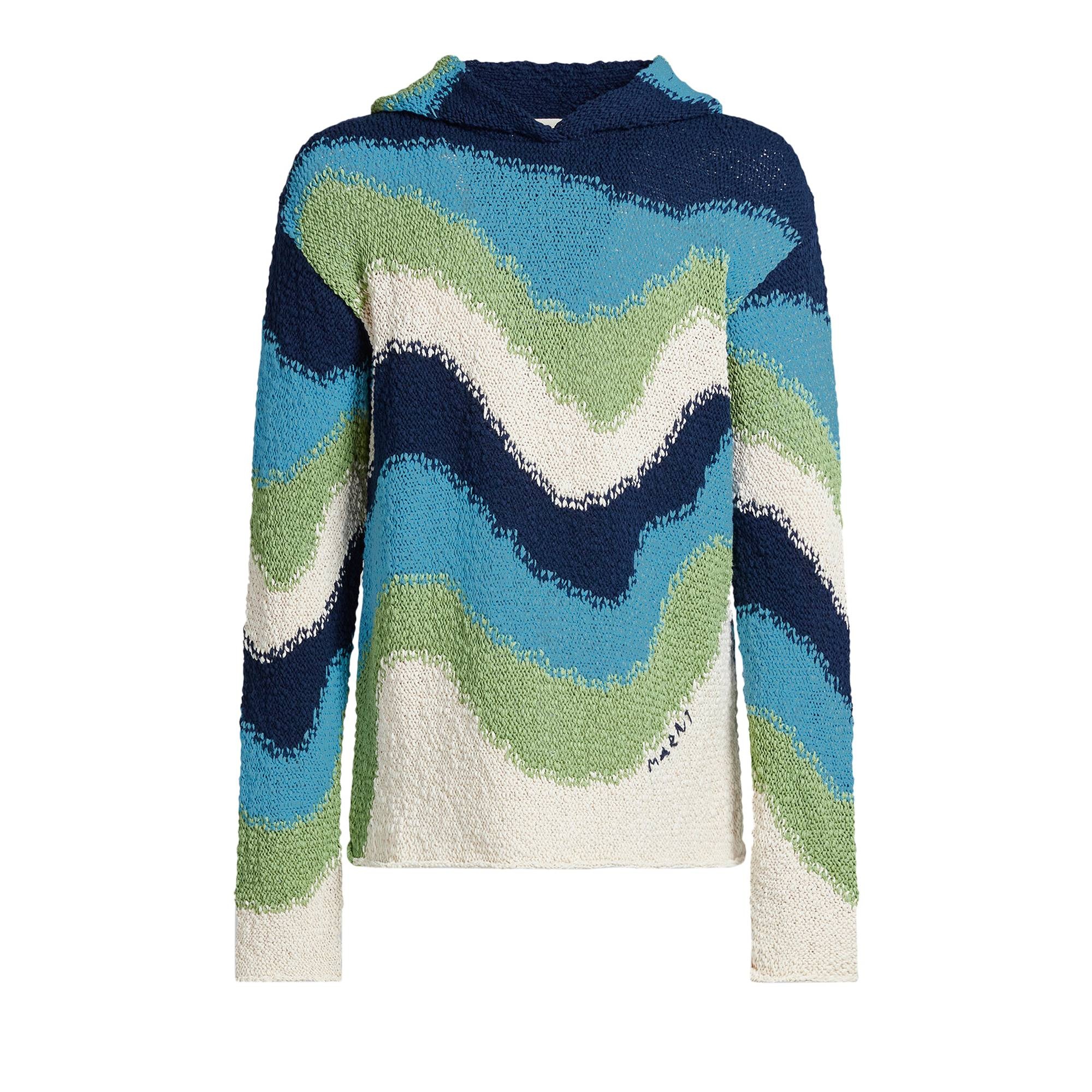 Marni Roundneck Sweater 'Powder Blue' - 1