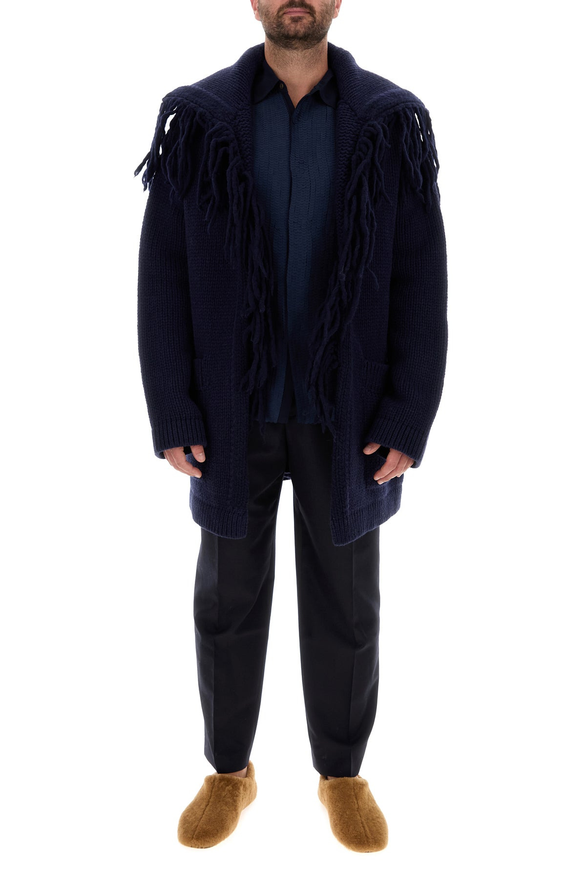 Midnight blue wool Pellow pant - 6