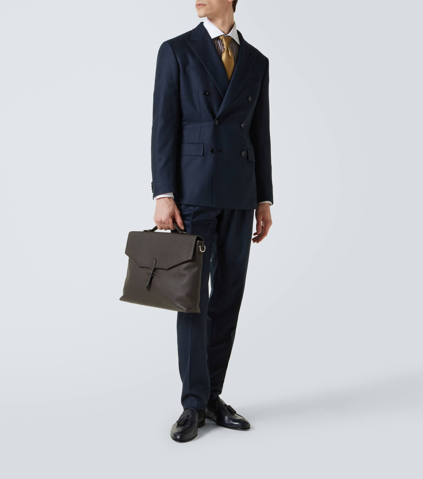 Leather briefcase - 8