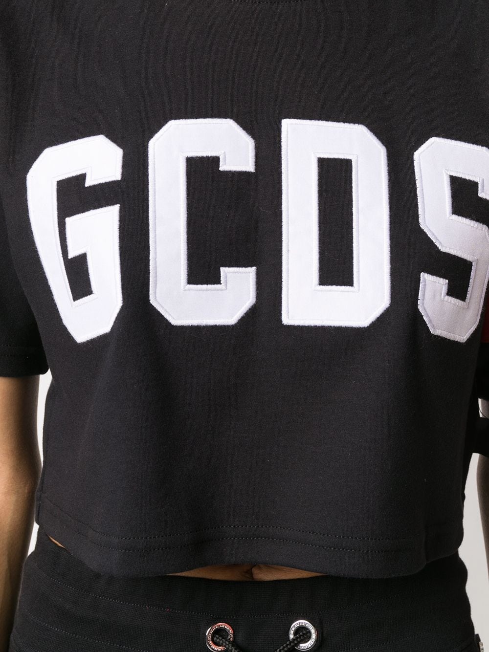 cropped logo T-shirt - 5