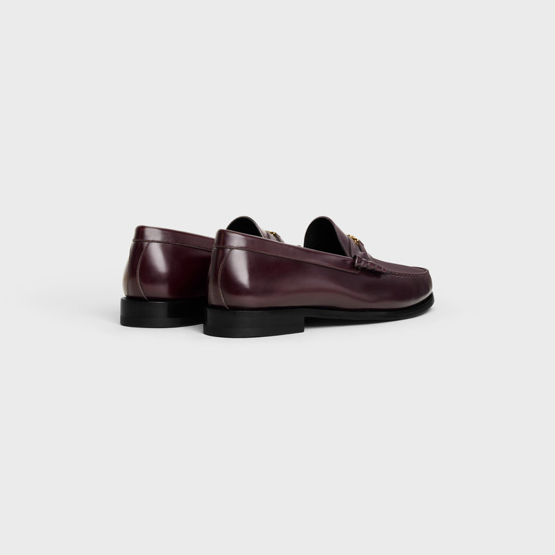 CELINE CELINE LUCO Triomphe Loafer in POLISHED BULLSKIN outlook