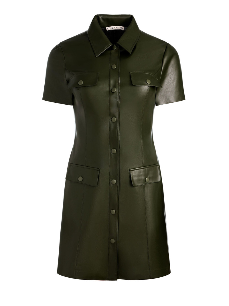 JAMIE VEGAN MINI DRESS 1