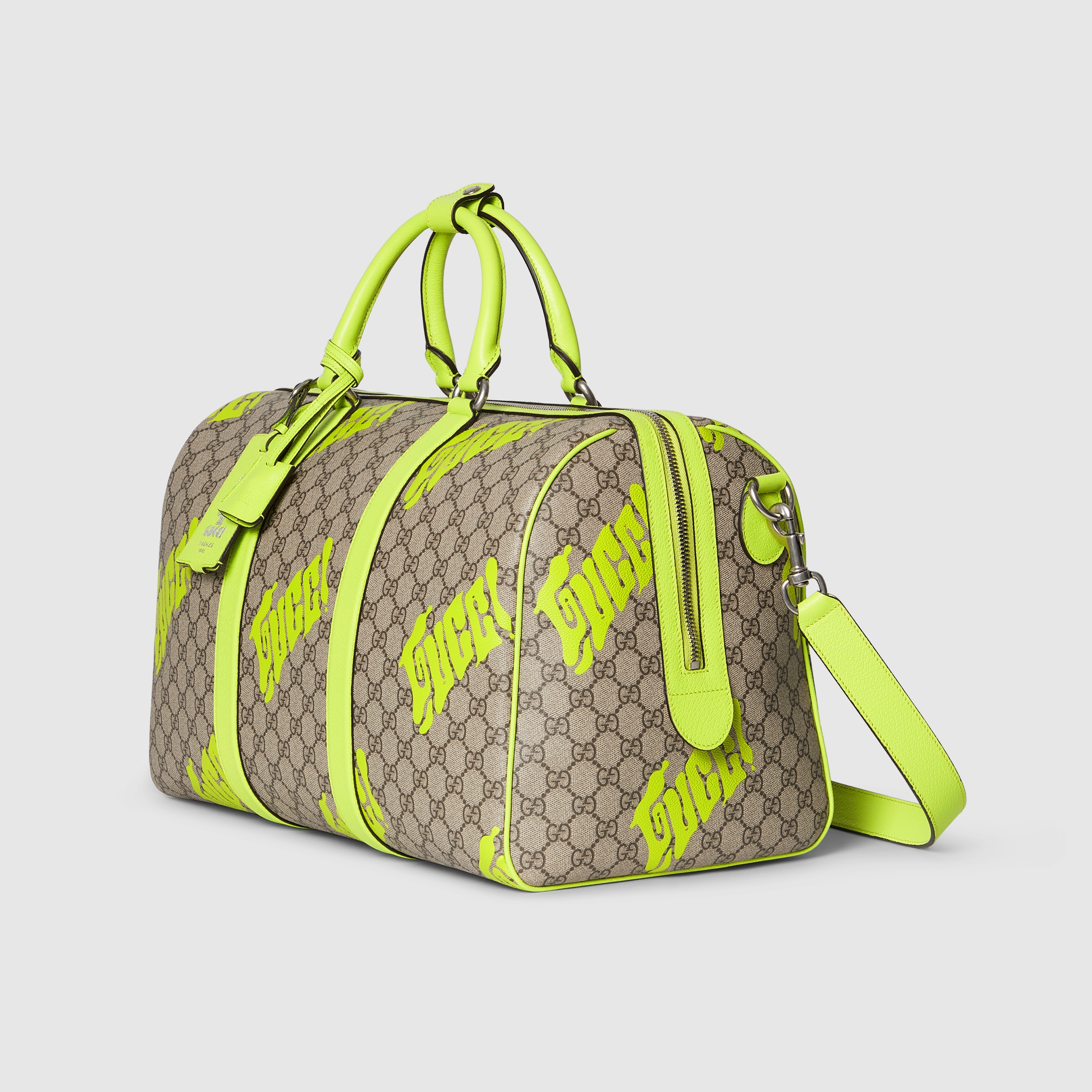 Medium duffle bag with print - 2