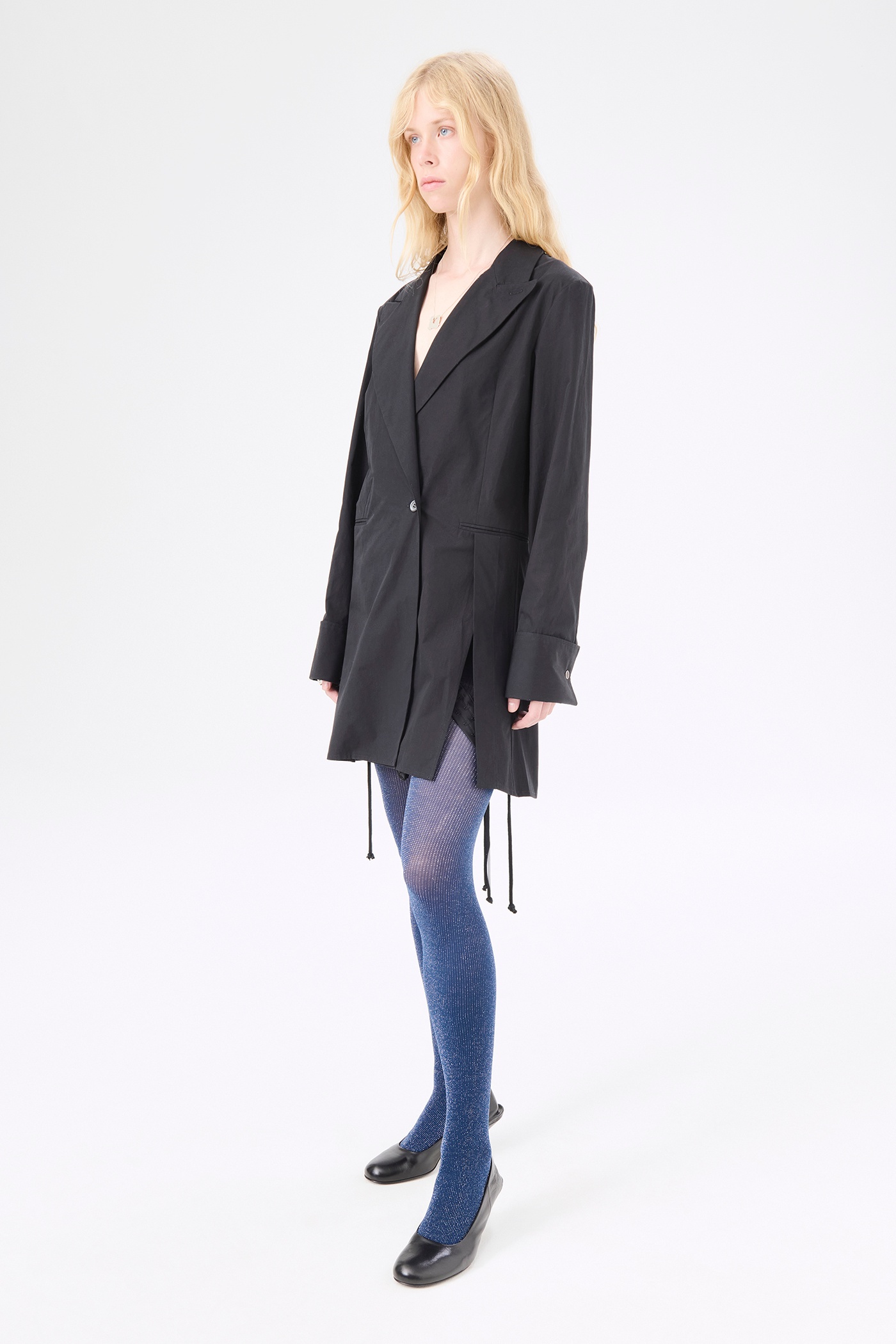 Blazer Shirt Ripe Black Poplin - 4