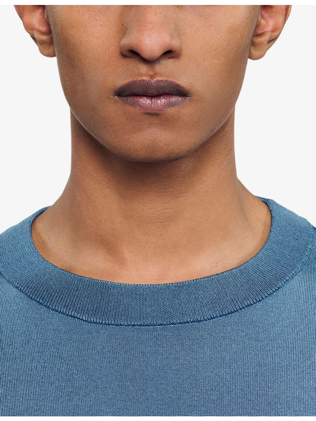 Crewneck fine-knit jumper - 5
