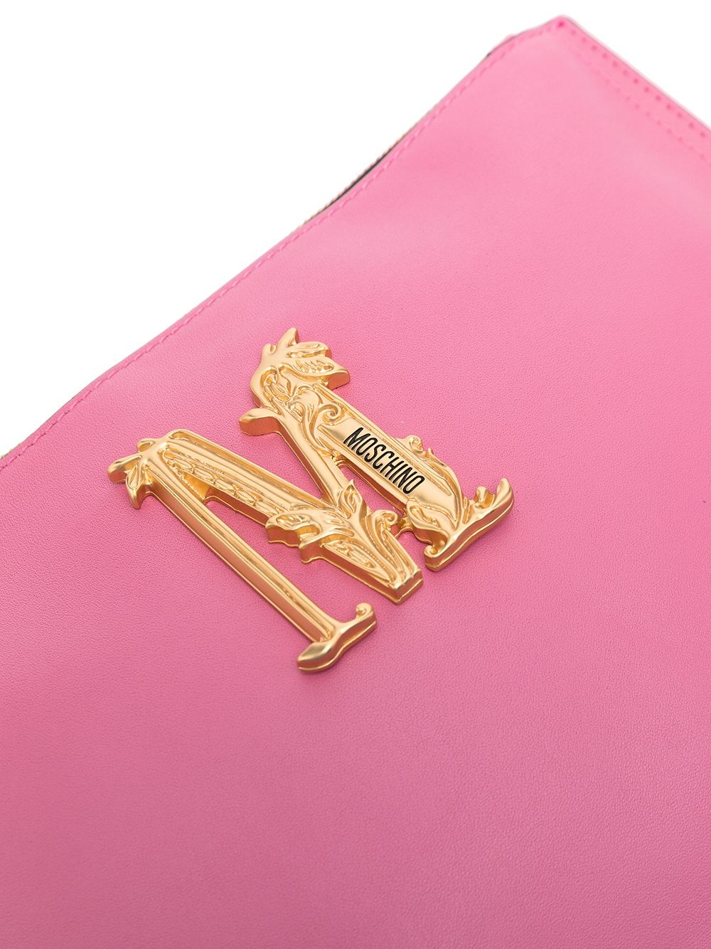 logo plaque clutch bag - 4