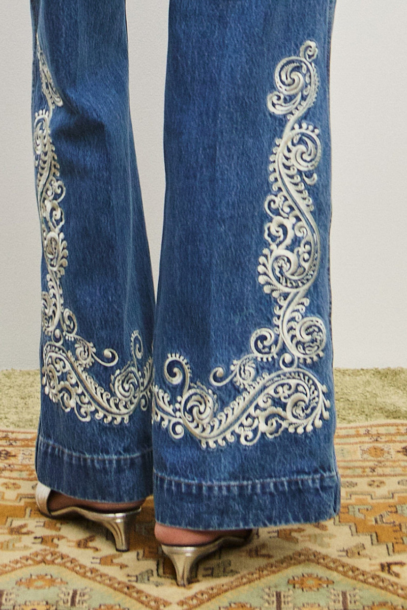 Jacones Flare Denim Jean 5