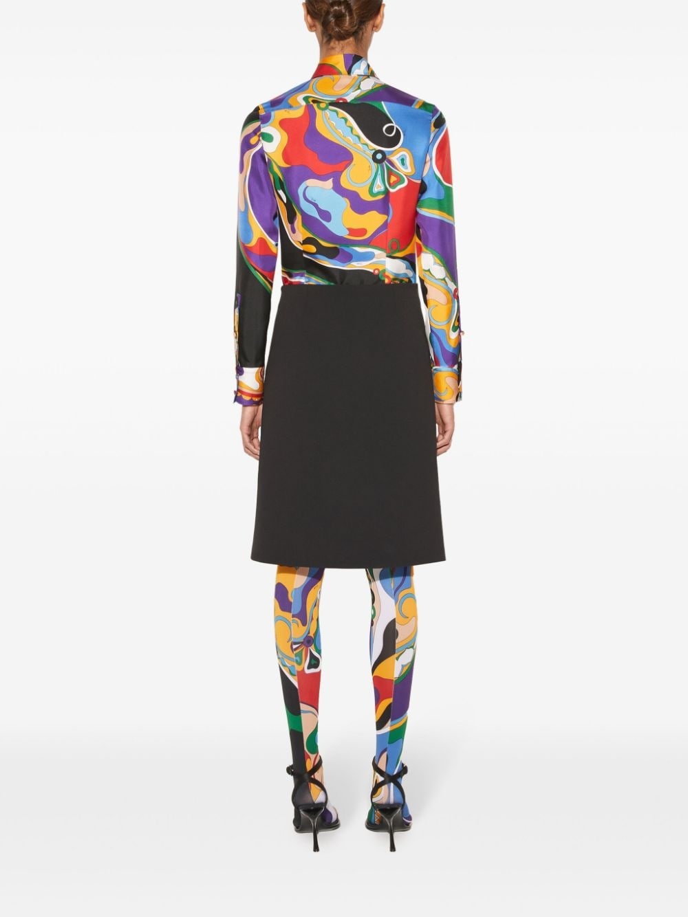 wrap midi skirt - 4