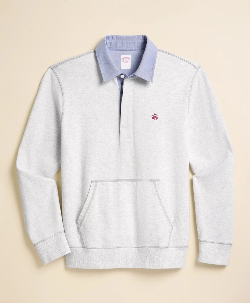 Cotton Denim Collar Rugby Shirt - 1