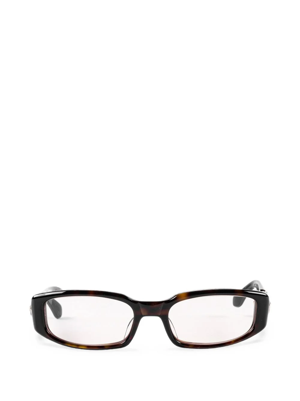 Her rectangle-frame glasses - 1