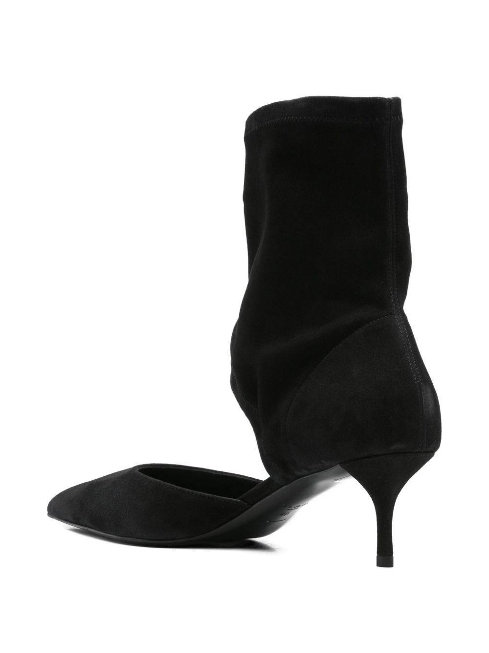 60mm leather heeled boots - 3