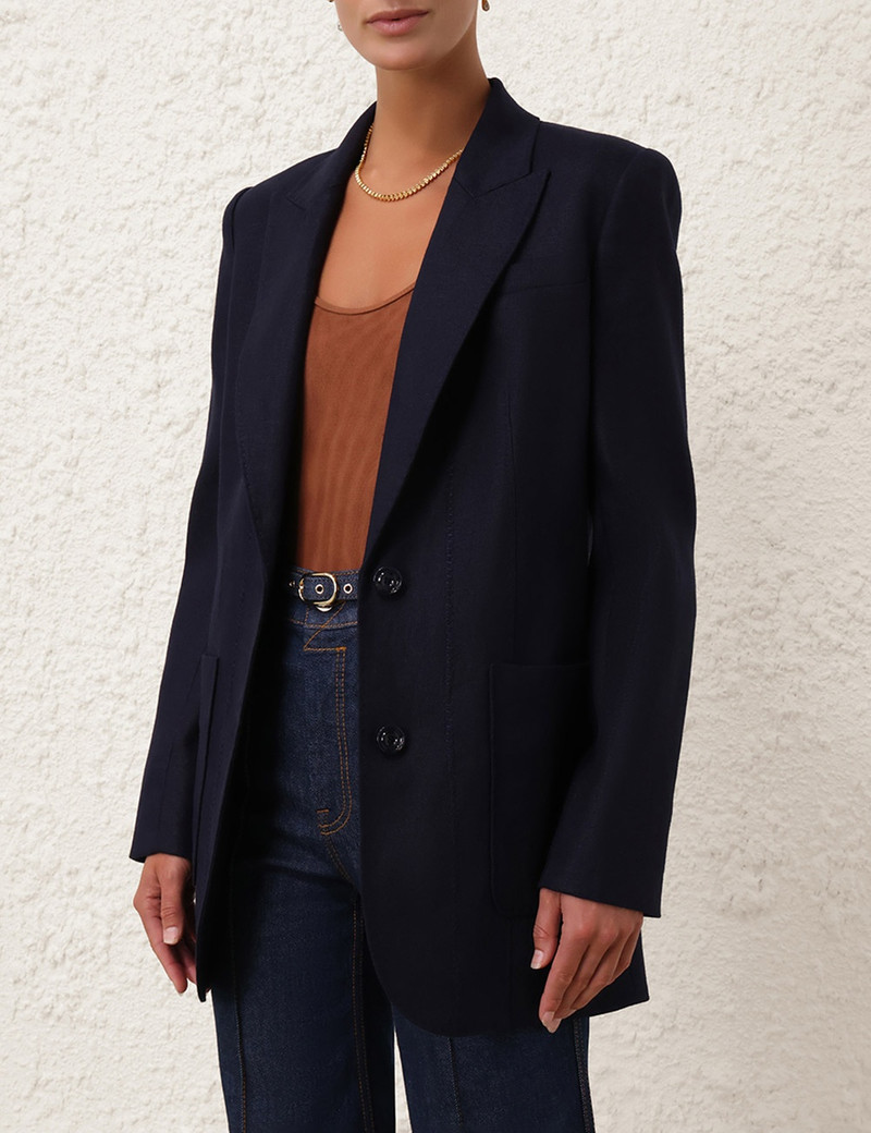 Zimmermann NATURA LINEN JACKET outlook