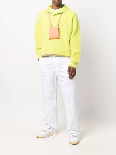 JACQUEMUS Le Polo Neve textured jumper outlook