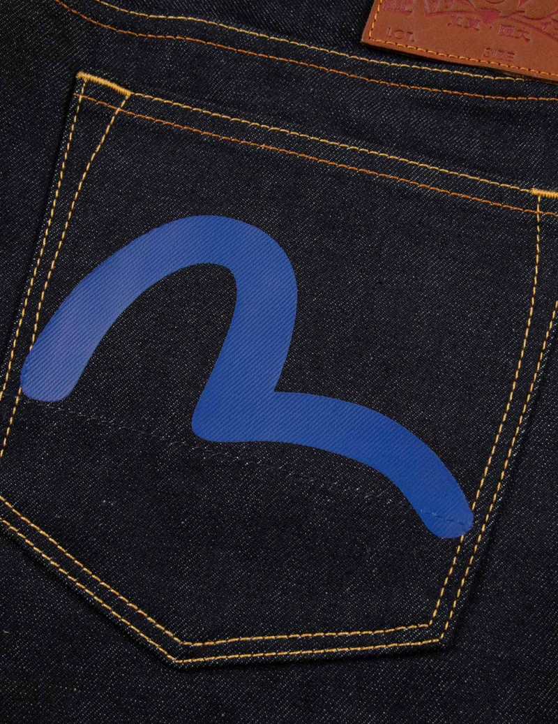 SEAGULL PRINT CARROT FIT DENIM JEANS #2017 10