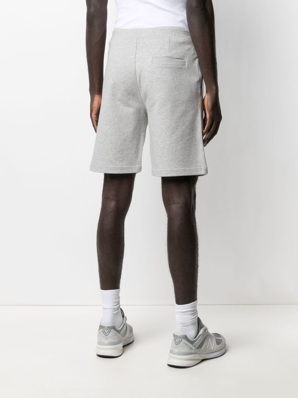 logo-print track shorts - 4