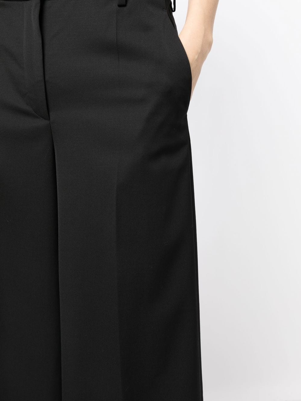 high-waisted wide-leg trousers - 5