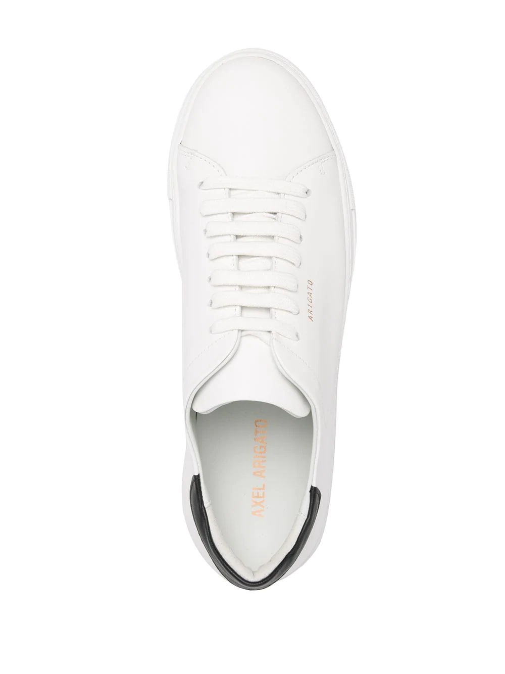 leather low-top sneakers - 4