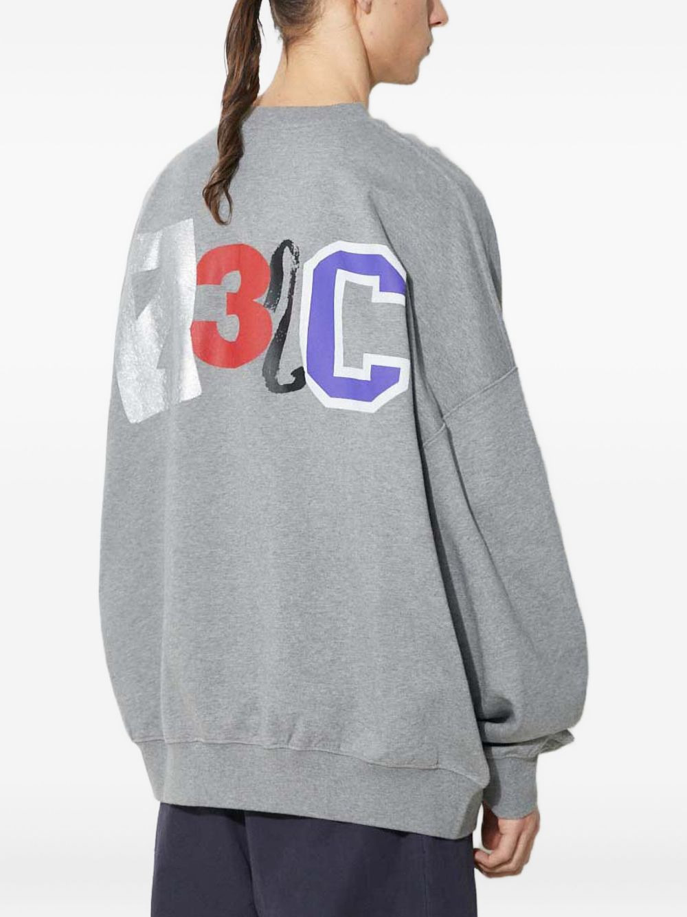logo-print long-sleeves sweatshirt - 3