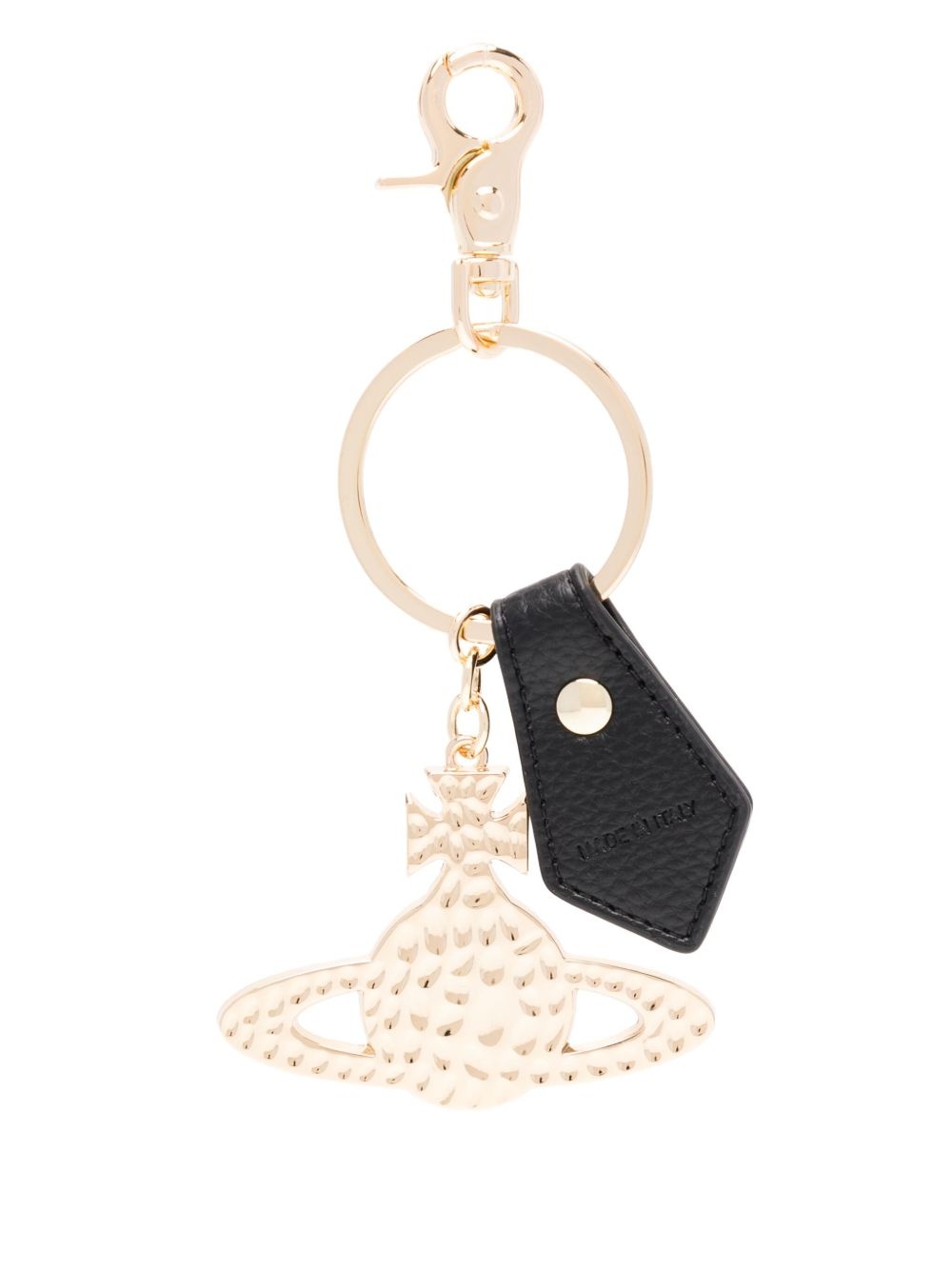 Hammered Orb keyring - 1