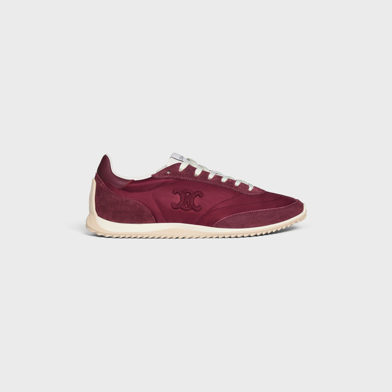CELINE RACER - LOW TOP SNEAKER IN NYLON, SUEDE CALFSKIN AND CALFSKIN 1