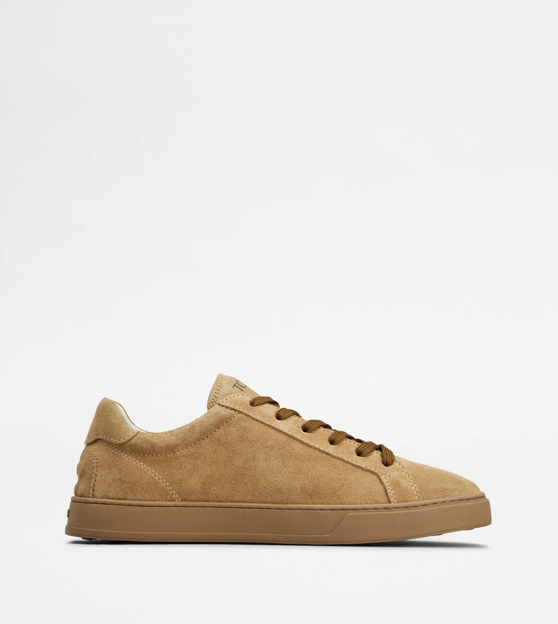 SNEAKERS IN SUEDE - BROWN - 1