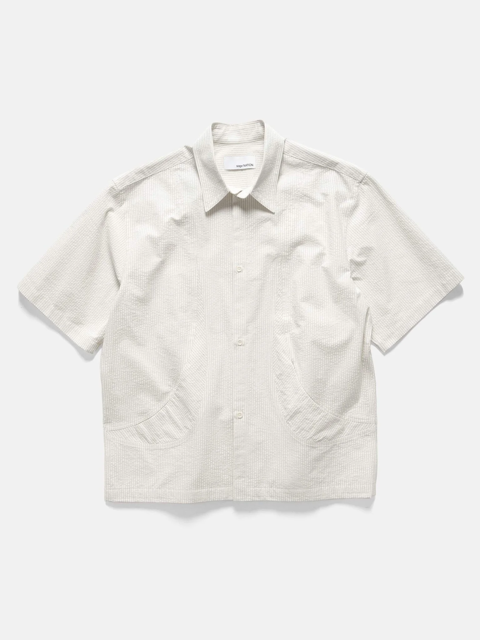 Takeshi Shirt Ivory Stripe - 1