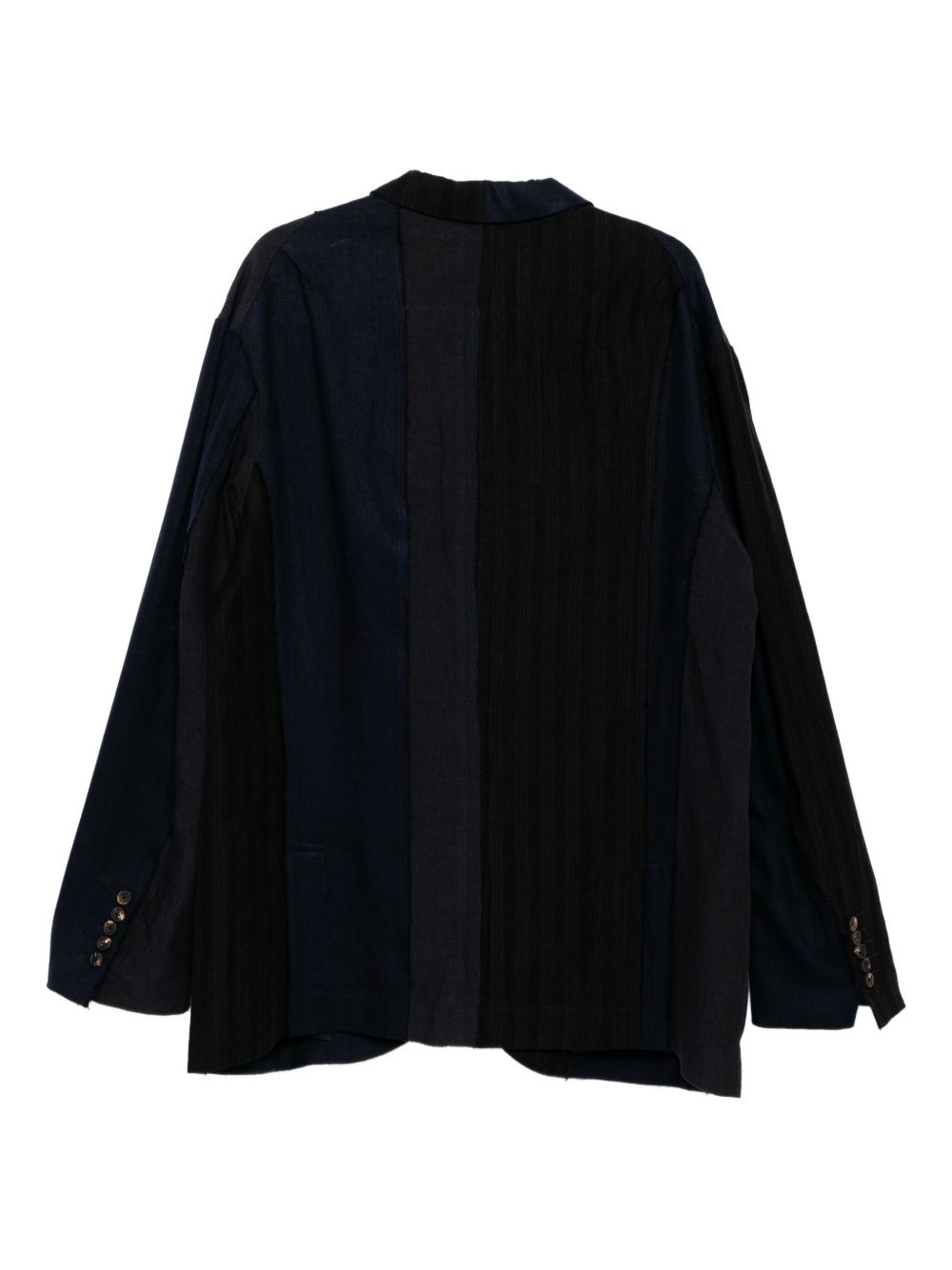 patchwork blazer - 2