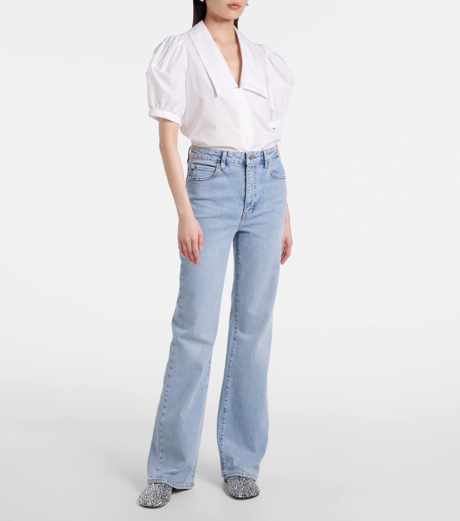 Arrow high-rise bootcut jeans - 7