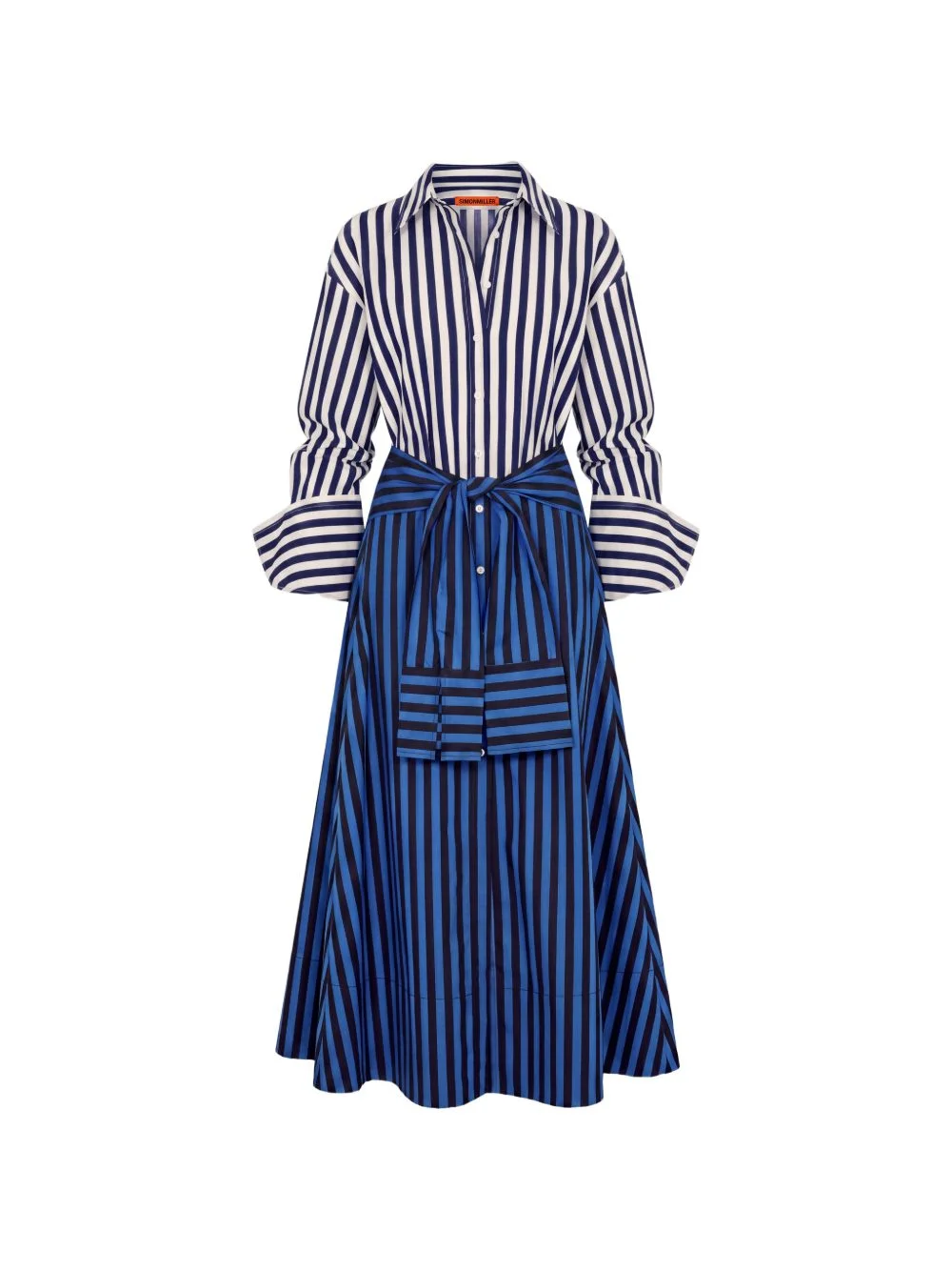 Inna striped poplin maxi dress - 1