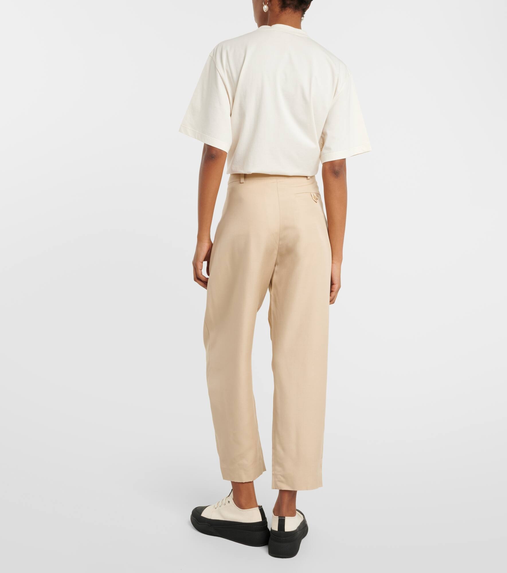 Iconic high-rise cropped pants - 3
