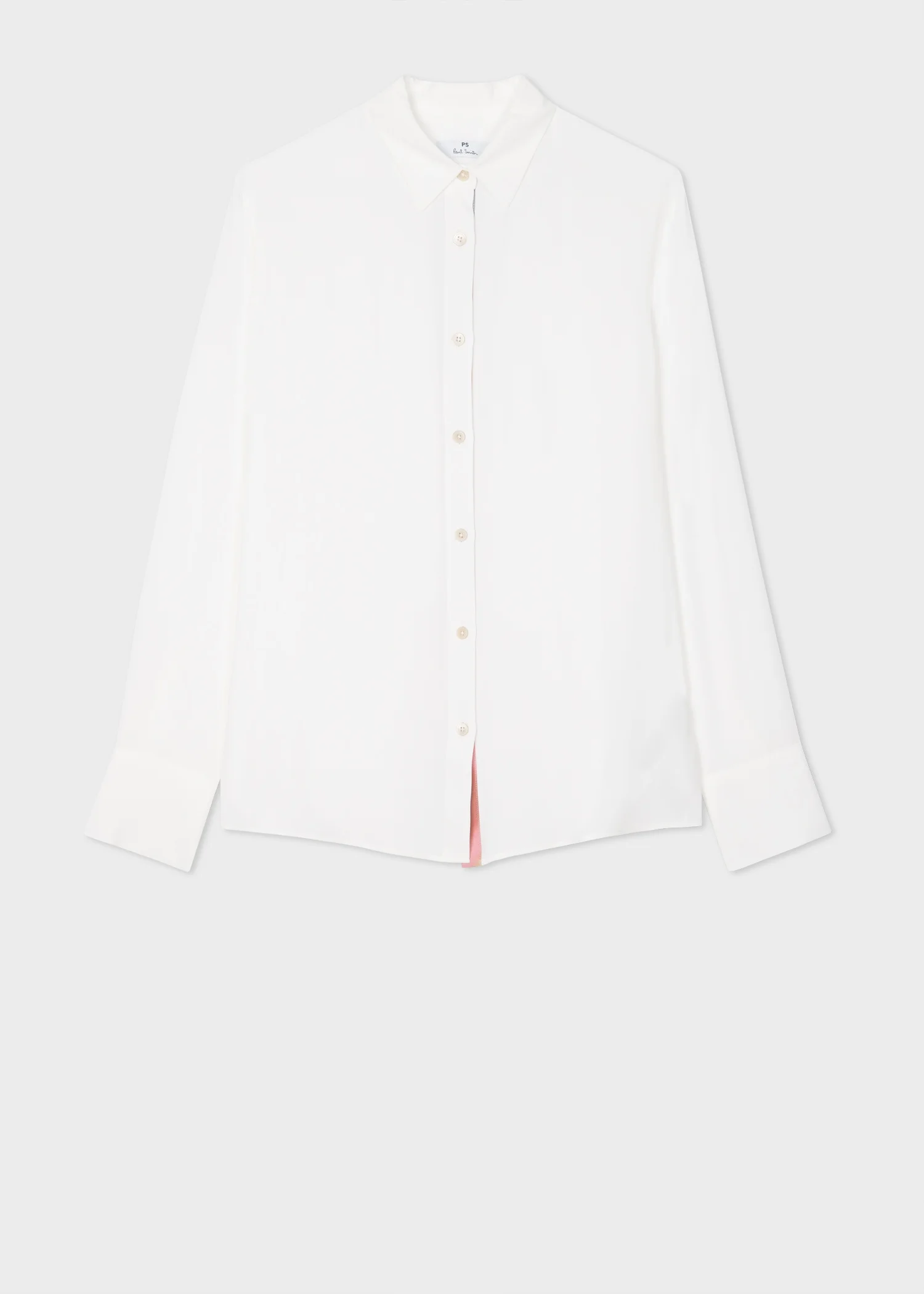 Silk 'Spray Swirl' Placket Shirt - 1