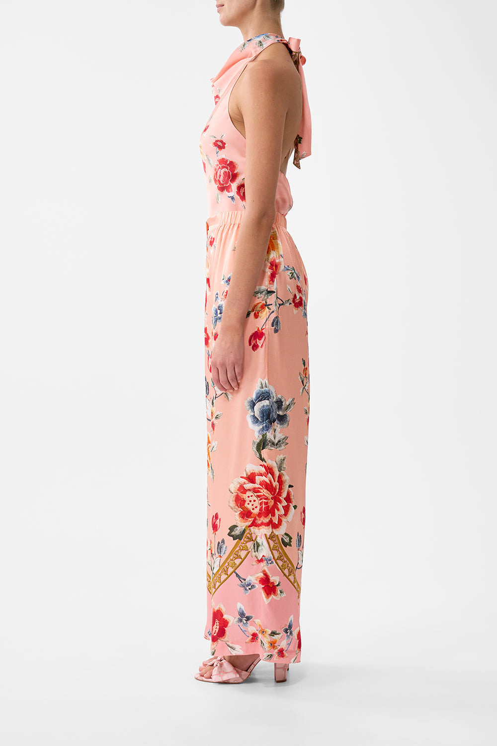 BUTTON FRONT LOUNGE PANT - 4