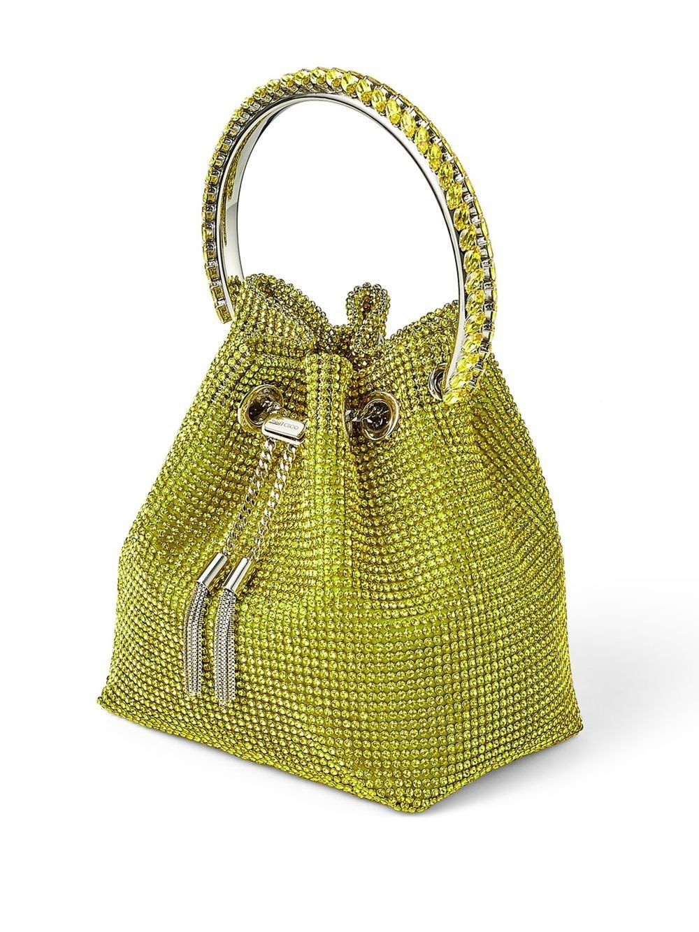 Bon Bob crystal-embellished bucket bag - 4