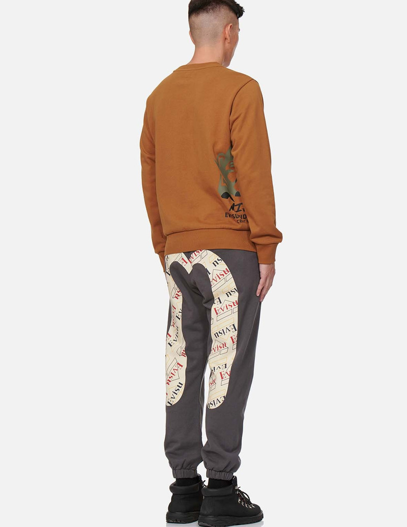 EVISU CAMOUFLAGE GODHEAD PRINT SWEATSHIRT outlook