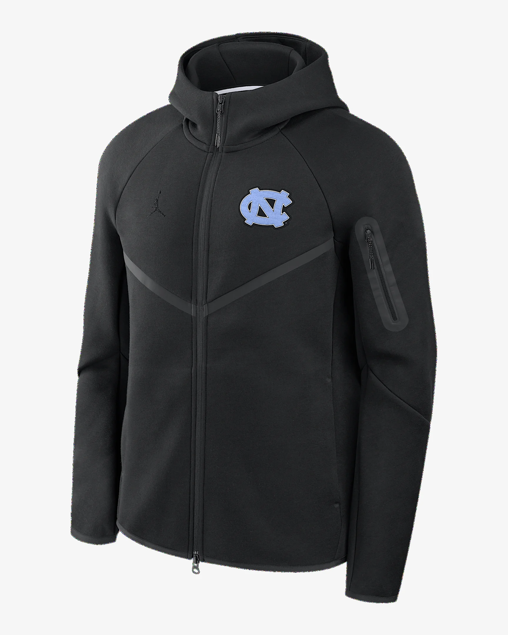 North Carolina Tech Fleece Windrunner Men's Jordan Brand College Full-Zip Hooded Jacket - 1