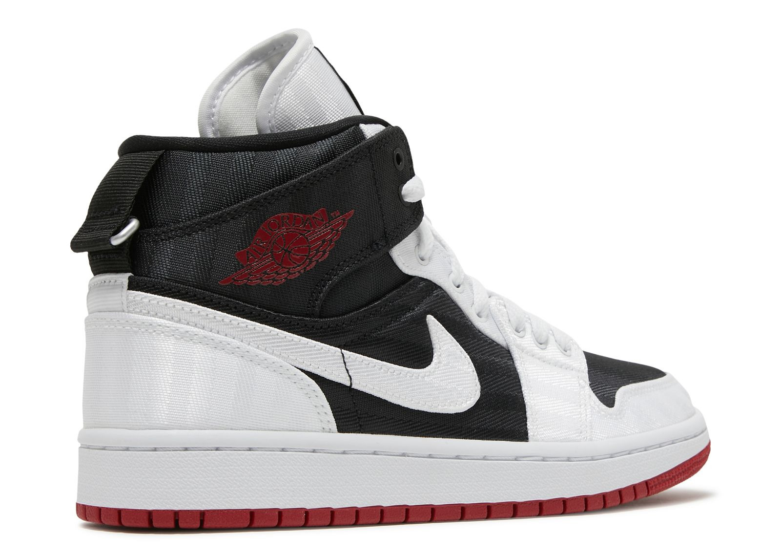 WMNS JORDAN 1 MID SE UTILITY 'WHITE BLACK GYM RED' - 3