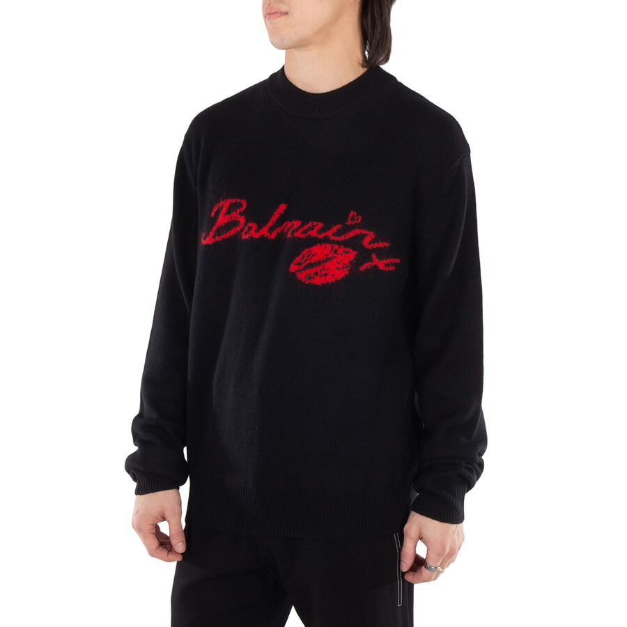 Balmain Kiss Embroidered Wool Jumper - 2