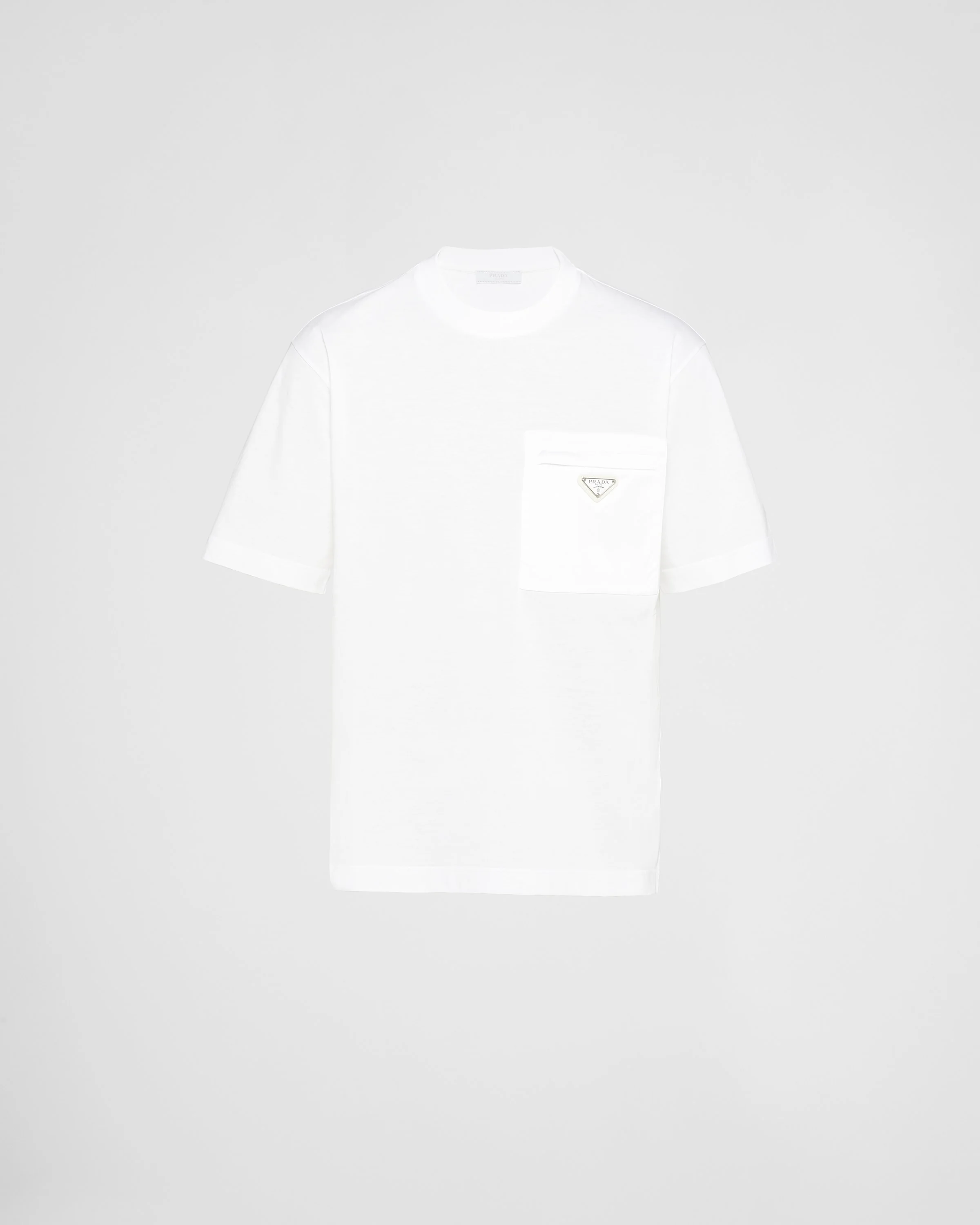 Re-Nylon and jersey T-shirt - 1